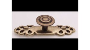 RUČICA FT231-92 PATINIRANA GUMB SA PODLOGOM