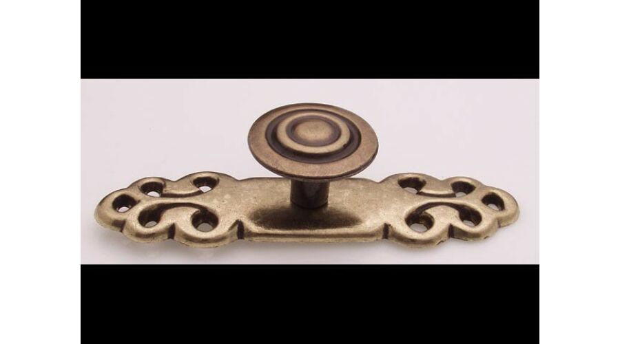 RUČICA FT231-92 PATINIRANA GUMB SA PODLOGOM