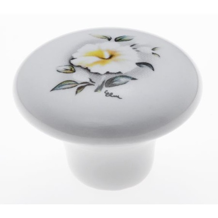 RUČICA FE039-26 PORCULAN ANTIK ŽUTI CVIJET Gumb