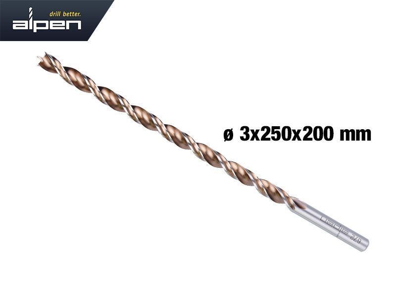 SVRDLO ZA DRVO ALPEN 3X250 MM TIMBER TWIST