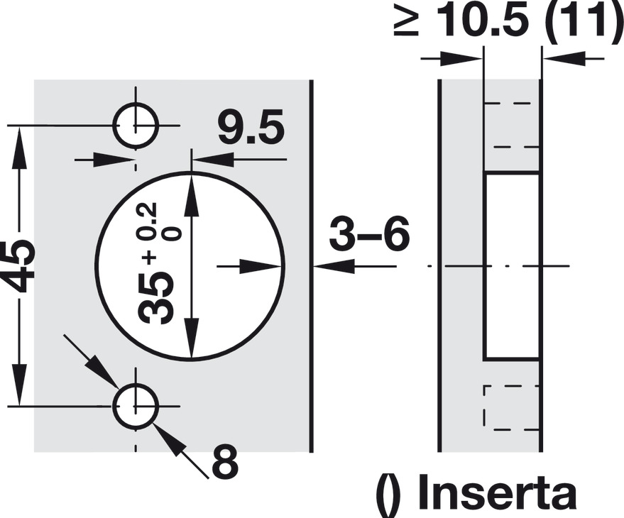 71M2550 SPOJ.BLUM CLIP R