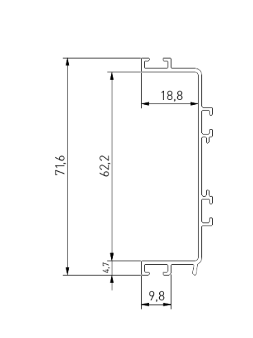 PA-VELLO-C4M-10 RUČICA LAJSNA VELLO C 4M ALU BIJELA