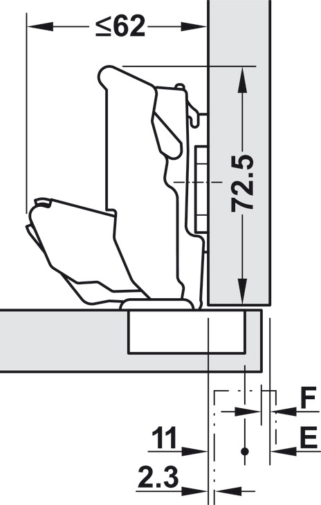 342.44.503 SPOJ.BLUM CLIP 155 ST