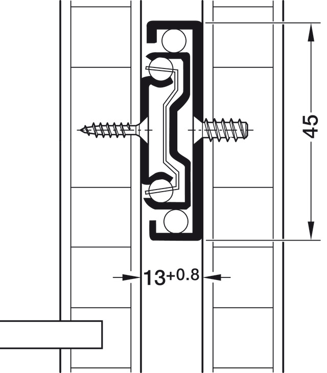 422.25.703 VODILICA POT.IZVL.700 ZN BOČNA
