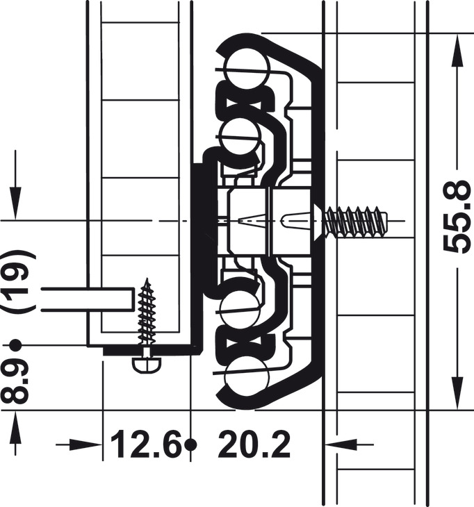 432.05.941 VODILICA POT.IZVL.400 97 kg PODNA ZN H
