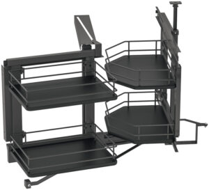 KOŠARA KUTNA H IZVLAČNO ZAOKRETNA CRNA  F50 L