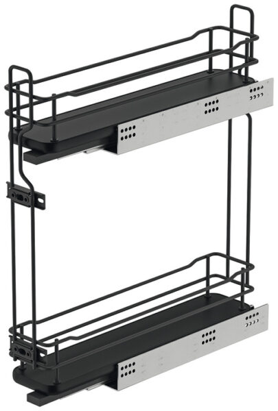KOŠARA IZVLAČNA 15CM SOFT ANTRACIT POD CRNI H