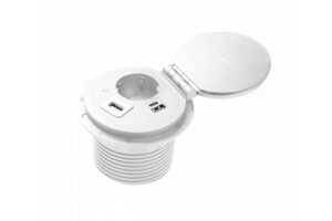 UTIČNICA CHARGER PLUS 1X ŠUKO USB A+C RJ45 HDMI KABEL 1,5m BIJELA