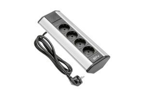 AE-PBKT4S-80 UTIČNICA KUTNA G 4X ŠUKO MCR SA KABLOM 1,5M