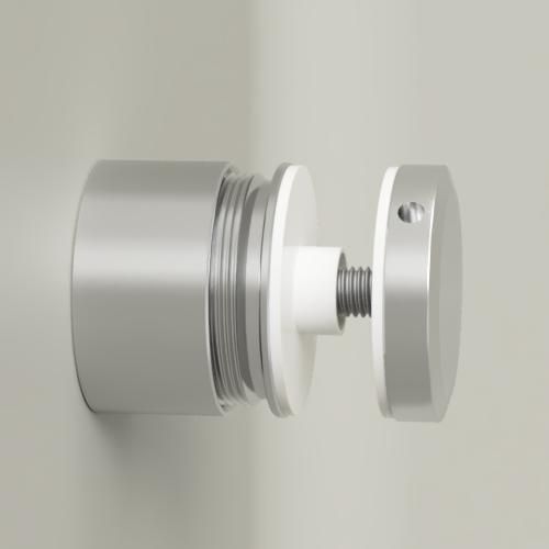 DRŽAČ STAKLA TOČKASTI FI50 H45 REG.INOX A2 SATINIRAN 3D