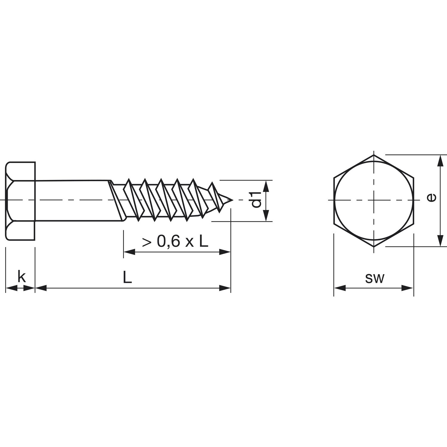 571 08 90 VIJAK DIN 571 8X90 100 kom