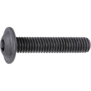 ISO7380-2.M6.25 Fe IMBUS VIJAK ISO7380-2 M6X25 LEĆASTA GL.PROŠIRENA 10.9 CRNO BR. 100 kom