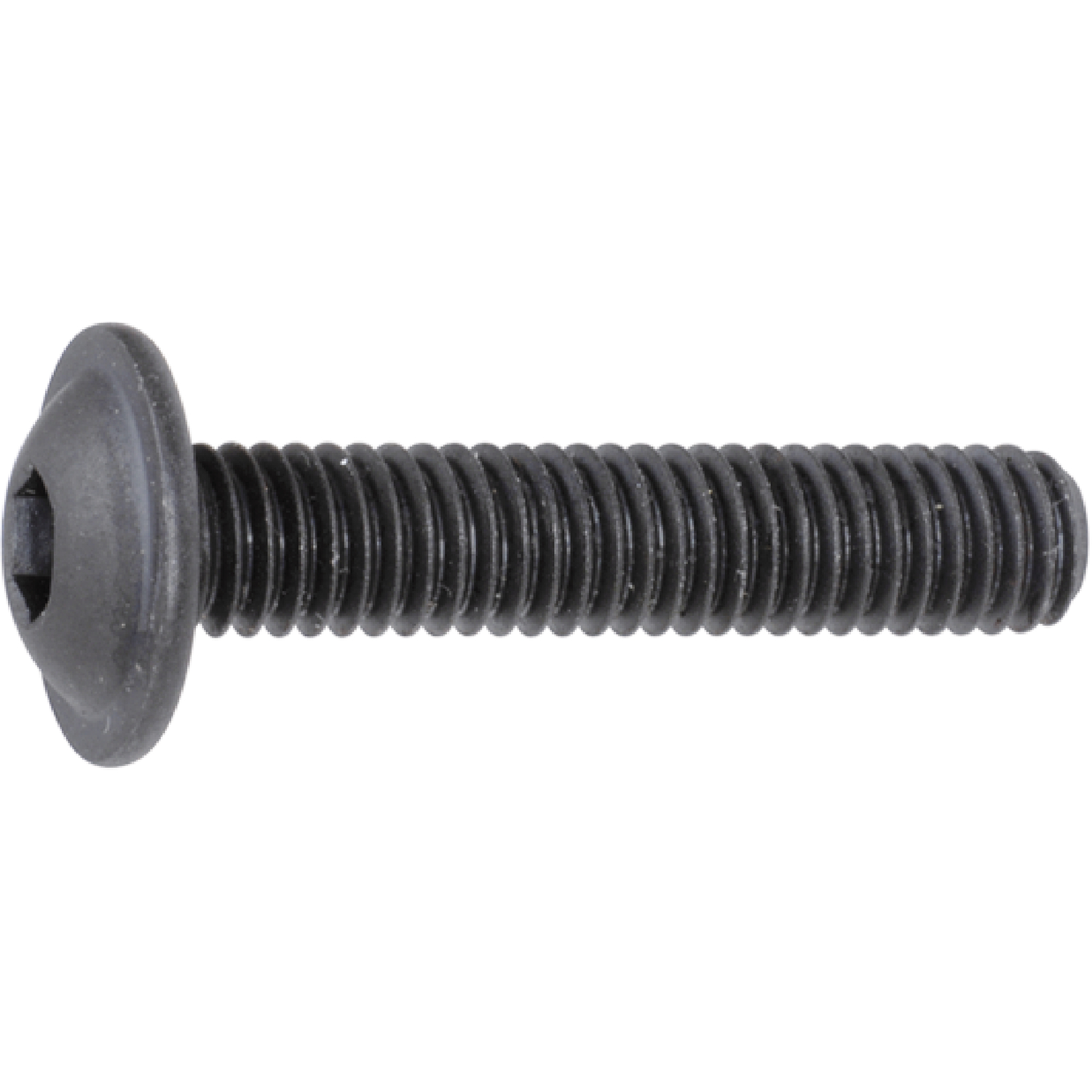 ISO7380-2.M6.25 Fe IMBUS VIJAK ISO7380-2 M6X25 LEĆASTA GL.PROŠIRENA 10.9 CRNO BR. 100 kom