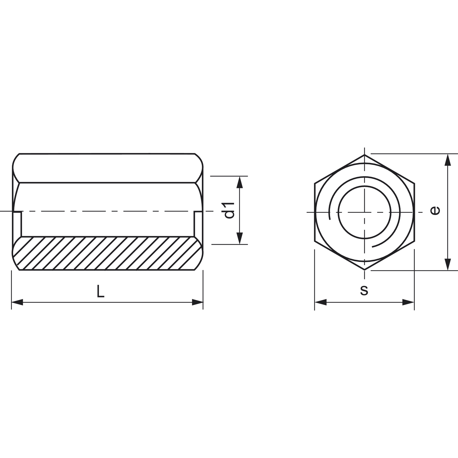 DIN6334.M5.15ZN MATICA DUGAČKA DIN6334 M5X15 ZN 100 kom