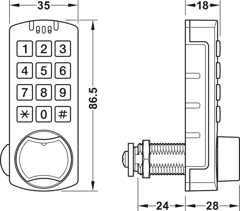 225.12.340 BRAVICA NA PIN TIPKOVNICU