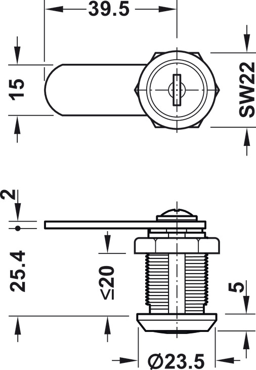 235.19.450 BRAVICA CL H ECONO ZA METALNI ORMARIĆ
