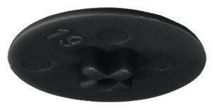 KAPICA EXCENTAR MINIFIX 17/PZ CRNA 100 kom