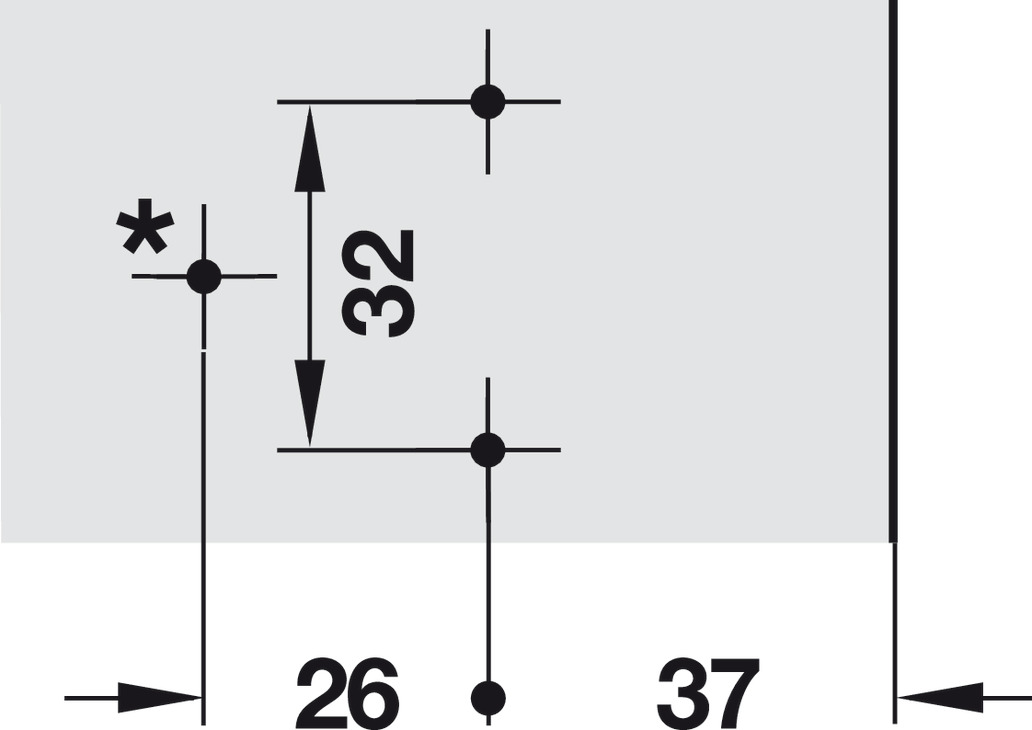 342.21.291 PODLOGA BLUM CLIP 9