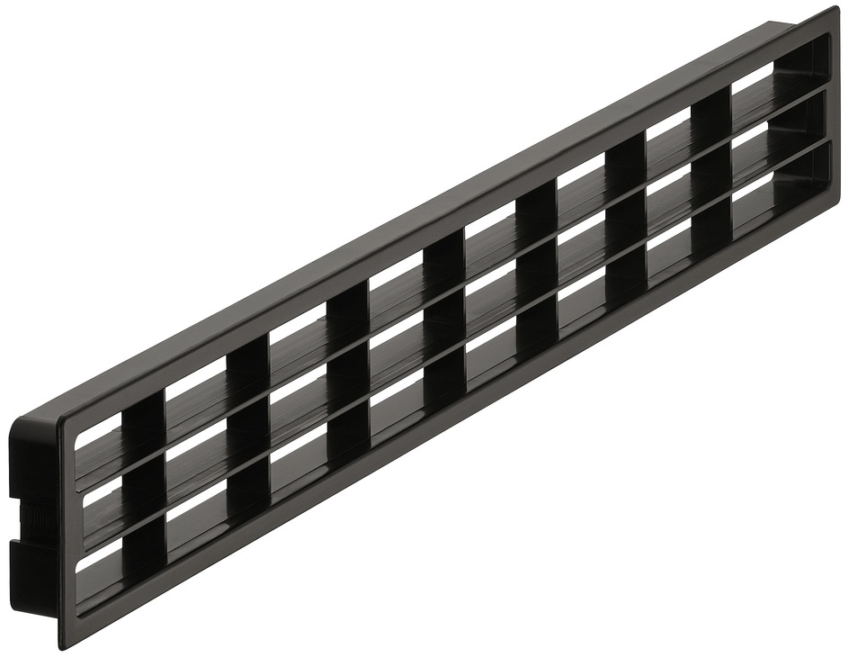 ZRAČNIK ZA VRATA 458X65mm CRNI