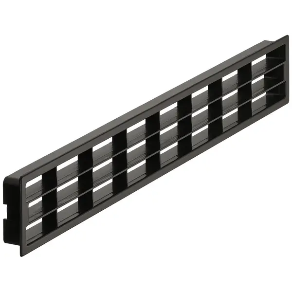 ZRAČNIK ZA VRATA 458X65mm CRNI