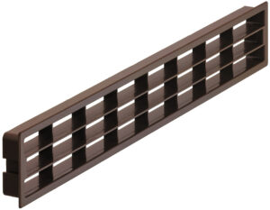 ZRAČNIK ZA VRATA 400X83mm SMEĐI