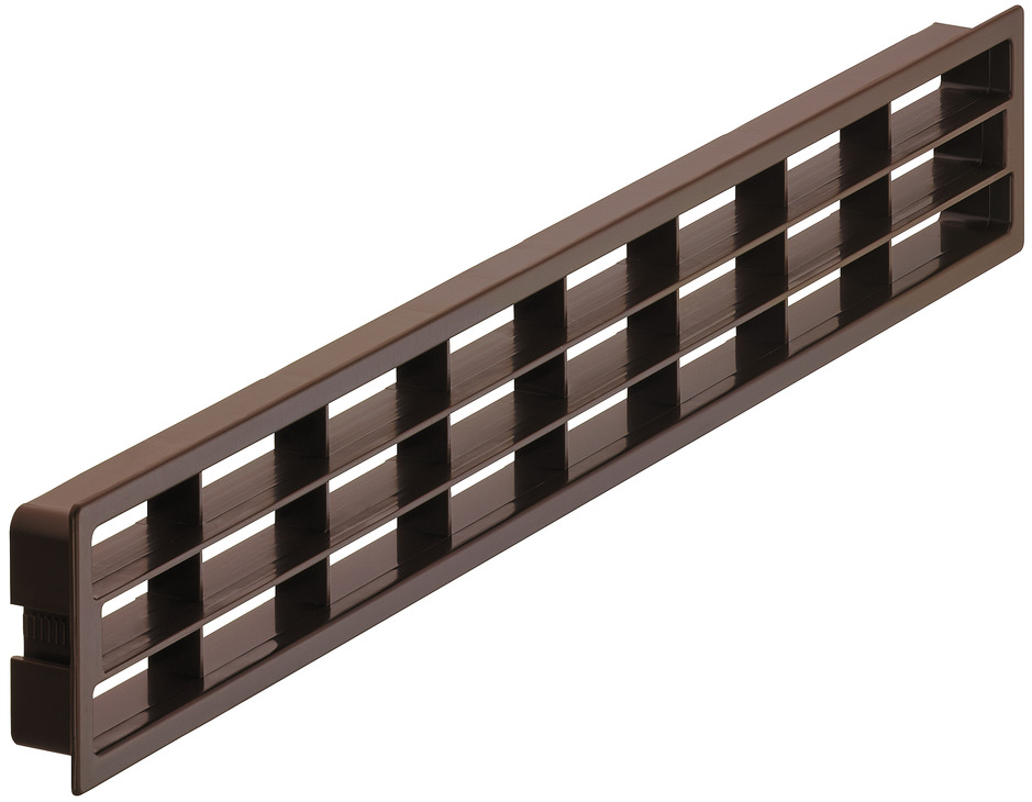 ZRAČNIK ZA VRATA 400X83mm SMEĐI