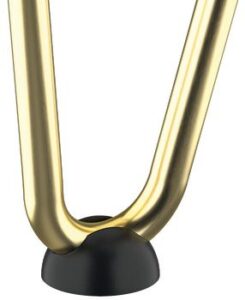 PODNOŽJE ZA NOGU fi 9MM PVC 30MM 4kom CRNO