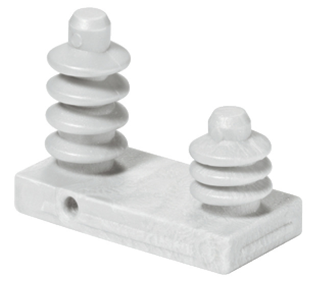 PODNOŽJE PVC SIVO 28x14/18 100 kom