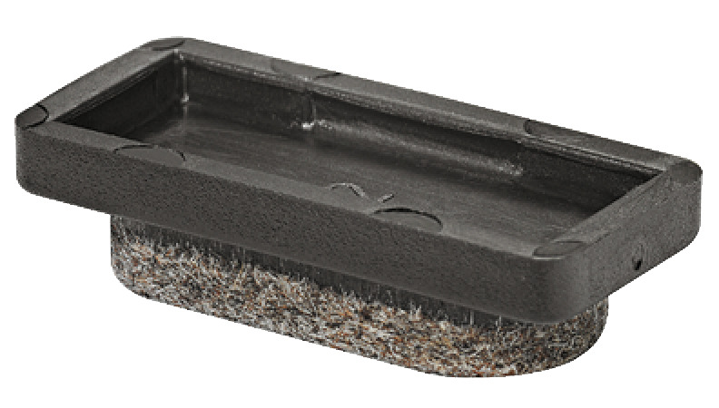 PODNOŽJE UMETAK FILC 32x15 CRNO 100 kom