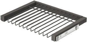 VJEŠALICA ZA HLAČE 7x IZVLAČNA 600/526x520 UMBRA SIVA