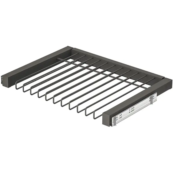 VJEŠALICA ZA HLAČE 7x IZVLAČNA 600/526x520 UMBRA SIVA
