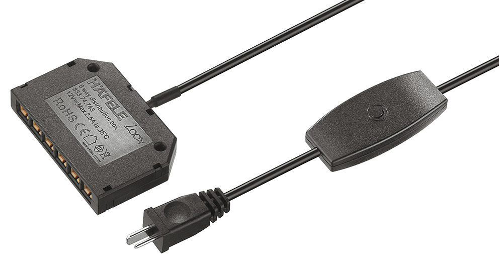 LED LOOX PREKIDAČ REGULACIJSKI NA KABLU 4M 6 PRIK.