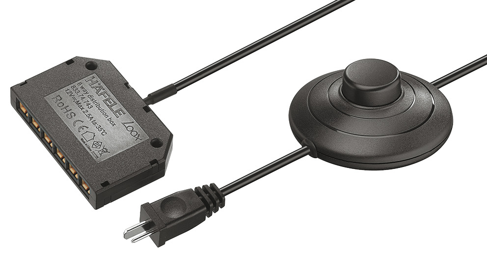 LED LOOX PREKIDAČ NOŽNI NA KABLU 4M 6 PRIK.