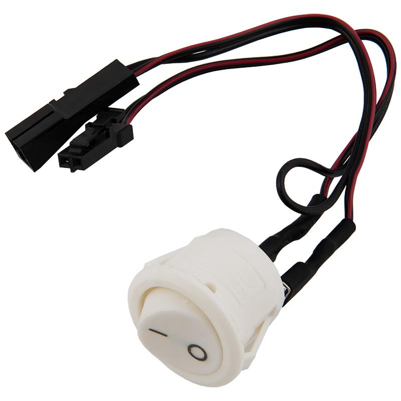 LED GTV PREKIDAČ 12V 10A SA ŽICOM I UTIKAČINA BIJELI