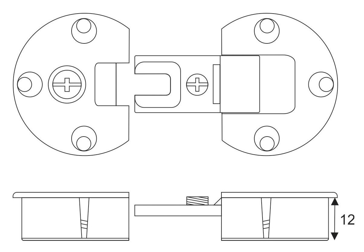 BS.35.12.NKL BIFE SPOJNICA 35/12 METAL GRIMME NIKL