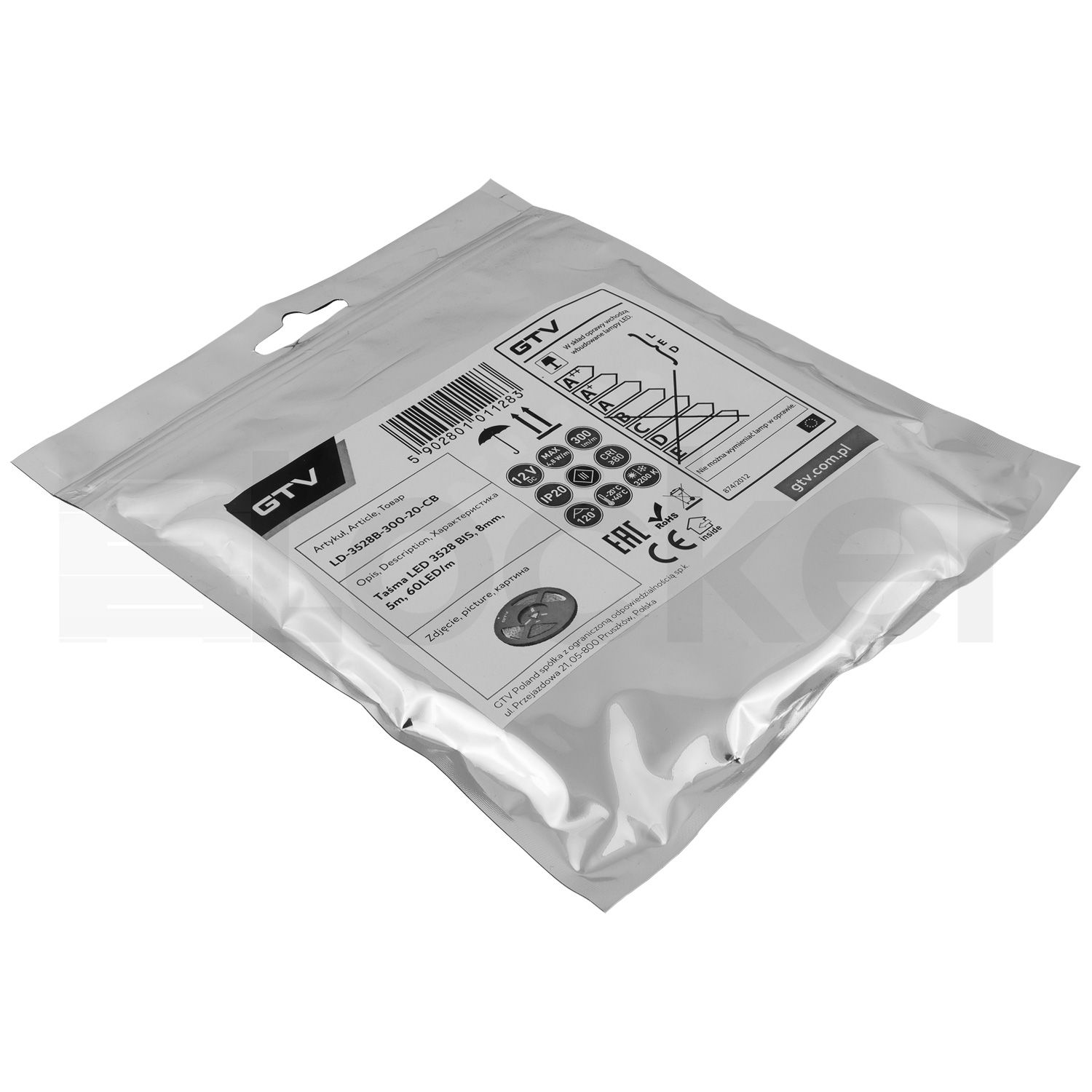 LED GTV TRAKA FLASH 12V 4,8W M 300LM,TOPLO BJ.5M