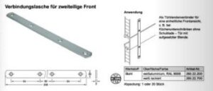 VEZNA PLOČICA 230X20X3MM