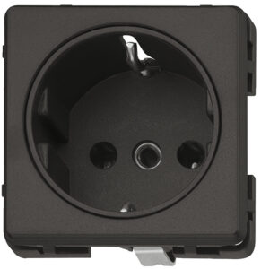 UTIČNICA H BEZ OKVIRA MODUL CRNA