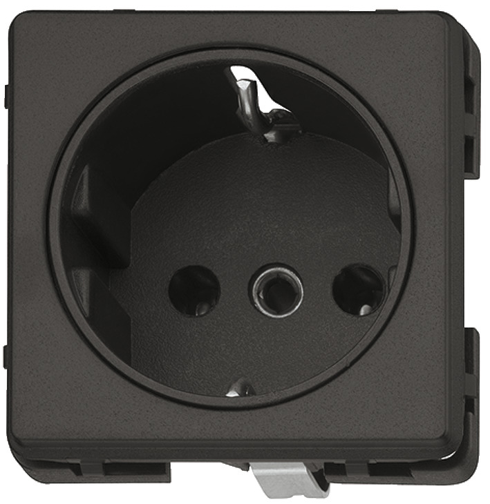 UTIČNICA H BEZ OKVIRA MODUL CRNA