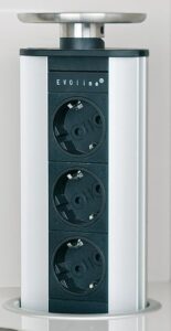 UTIČNICA IZVLAČNA H 3X ŠUKO MET.