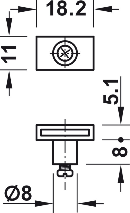234.99.925 BRAVICA ZA 3 LADICE H PREDNJA KOMPLET