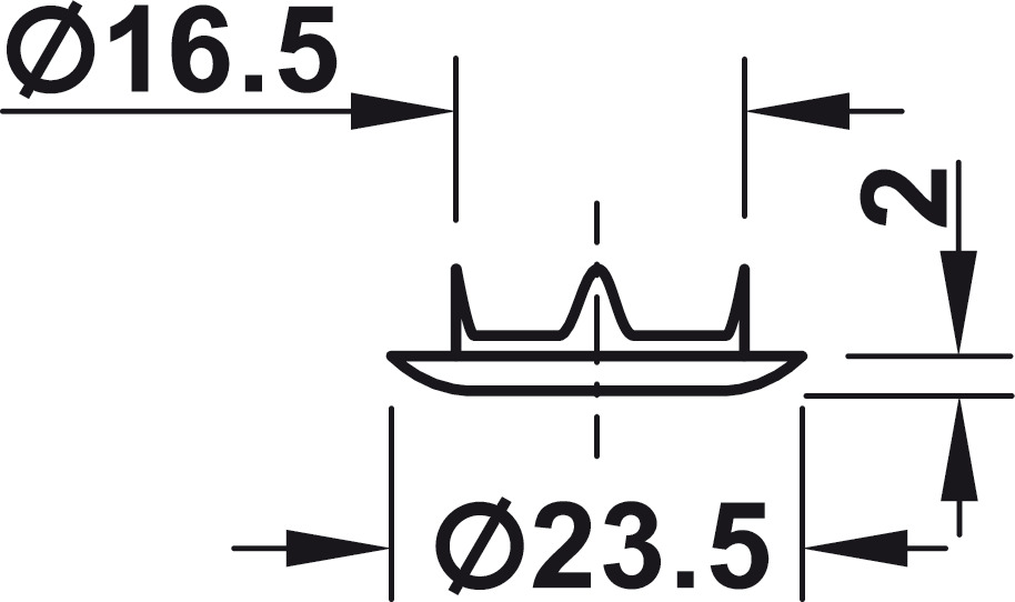 234.99.925 BRAVICA ZA 3 LADICE H PREDNJA KOMPLET