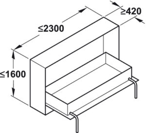 271.95.204 OKOV ZA KREVET BETTLIFT