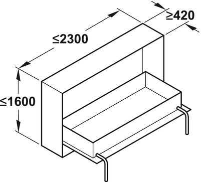 271.95.204 OKOV ZA KREVET BETTLIFT
