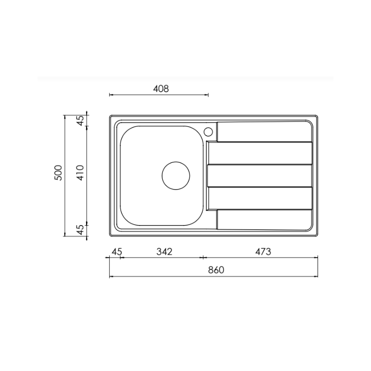 0157232 SUDOPER CM.LEVANTE 86X50 1L SA SIF.