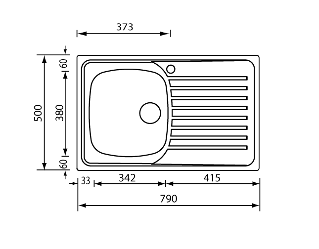 0104412 SUDOPER CM.SIROS 79X50 1x L ocj.D