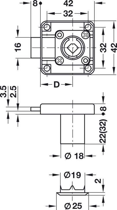 232.27.680 BRAVICA CL H SYMO 18/32 LAD