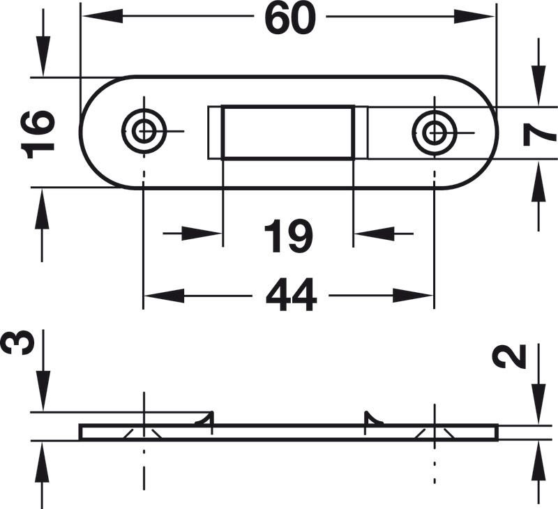 233.30.990 PRIHVATNIK BRAVICE ROLO H 60x16 NIKL