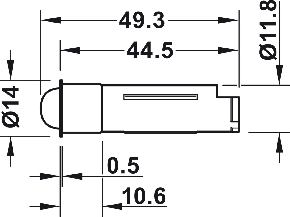 833.89.333 LED LOOX SENZOR POKRETA 0,5/1/3min- 3 boje