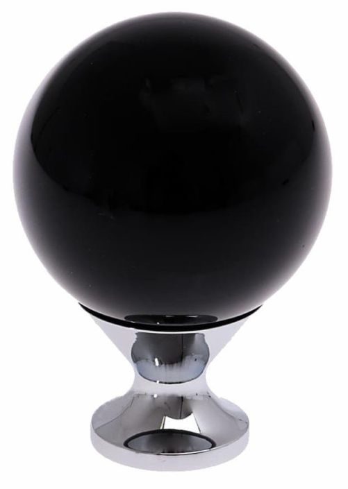 RUČICA G GZ-CRPC40-A KROM CRNI KRISTAL KUGLA 40mm